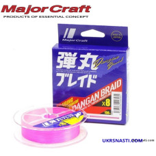 Шнур Major Craft Dangan Braid X8 размотка 150м розовый